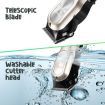 Dog Clipper Grooming Kit Pet Haircut Professional Cat Hair Trimmer Cutter Puppy Shaver Animal Cordless 2000mAh Li Ion Battery