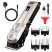 Dog Clipper Grooming Kit Pet Haircut Professional Cat Hair Trimmer Cutter Puppy Shaver Animal Cordless 2000mAh Li Ion Battery