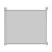 Dog Safety Gate Pet Enclosure Retractable Kid Safe Security Fence Mesh Barrier Guard For Stair Grey