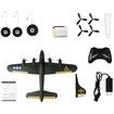 B-17 RC Airplane Ready to Fly, Easy to Fly RC Glider for Kids and Beginners, Hobby Remote Control Airplane for Adults