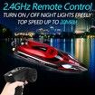 2.4GHz RC Boat: 20+ MPH High Speed Remote Control Boat for Adults and Kids for Pools and Lakes, Low Battery Alarm