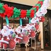 2022 Christmas Decorations Pendants 3PCS 3M Ceiling Pendants Home Decor Creative Atmosphere Scene Layout Flags