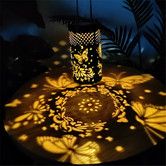 Hanging Solar Lanterns hummingbird Outdoor Waterproof Metal LED Decorative Lights Landscape, Courtyard, Camping, Garden, Tabletop, Backyard, Patio
