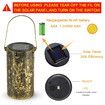 Hanging Solar Lanterns hummingbird Outdoor Waterproof Metal LED Decorative Lights Landscape, Courtyard, Camping, Garden, Tabletop, Backyard, Patio