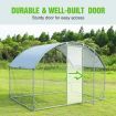 Chicken Run Coop Walk In Cage Chook Pen Shelter Rabbit Hutch Dog Cat Enclosure Large Bird Cage 280x190x195cm