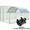 Chicken Coop Run Chook Pen Shelter Walk In Rabbit Hutch Dog Cat Enclosure Large Bird Cage 280x380x195cm