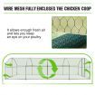 Chicken Run Coop Walk In Rabbit Hutch Bird Cage Chook Pen Shelter Dog Cat Enclosure Extra Large 280 x760 x 195cm