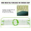 Chicken Run Coop Walk In Chook Pen Shelter Cat Dog Enclosure Rabbit Hutch Bird Cage Extra Large 280x950x195cm