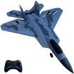 F-22 RC Plane Ready to Fly, 2.4GHz Remote Control Airplane, Easy to Fly RC Glider for Kids and Beginners