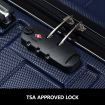 2 Piece Luggage Set Travel Suitcases Carry On Lightweight Hard Trolley TSA Lock Navy Blue