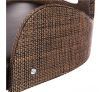 Set of 2 Wicker Bar Stools