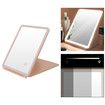 LED Makeup Mirror Touch Screen Dimming 120 degree Adjustable Portable for Cosmetic White Three Color