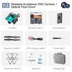 Professional K8 Drone with 4K HD Camera ESC Wifi FPV Optical Flow Obstacle Avoidance Foldable RC Helicopter Color Green