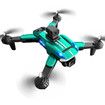 Professional K8 Drone with 4K HD Camera ESC Wifi FPV Optical Flow Obstacle Avoidance Foldable RC Helicopter Color Green