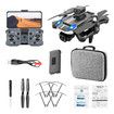 Professional K8 Drone with 4K HD Camera ESC Wifi FPV Optical Flow Obstacle Avoidance Foldable RC Helicopter Color Green