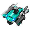 Professional K8 Drone with 4K HD Camera ESC Wifi FPV Optical Flow Obstacle Avoidance Foldable RC Helicopter Color Green