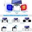 Solar Motion Sensor Lights, IP65 Waterproof Solar Strobe Light Wall Lights for Garden Patio Yard Front Door
