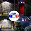 Solar Motion Sensor Lights, IP65 Waterproof Solar Strobe Light Wall Lights for Garden Patio Yard Front Door