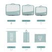 6 Sets Travel Luggage Organizers Include Waterproof Shoe Storage Bag Convenient Packing Pouches