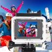 Sports Camera 1080P 12MP Sports Camera Full HD 2.0 Inch Sports Camera 30m/98ft Underwater Waterproof Camera with Installation Accessory Kit Color Yellow