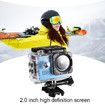 Sports Camera 1080P 12MP Sports Camera Full HD 2.0 Inch Sports Camera 30m/98ft Underwater Waterproof Camera with Installation Accessory Kit Color Blue