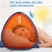Beach Sun Shelter, Zippered Instant Sun Protection Canopy Anti-UV Awning for Outdoor Picnic Beach Camping