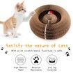 Magic Organ Cat Scratching Board Foldable Convenient Cat Scratcher Durable Recyclable Comes with a Toy Bell Ball