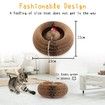Magic Organ Cat Scratching Board Foldable Convenient Cat Scratcher Durable Recyclable Comes with a Toy Bell Ball