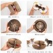 Magic Organ Cat Scratching Board Foldable Convenient Cat Scratcher Durable Recyclable Comes with a Toy Bell Ball