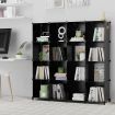 25 Cube Storage Shelves DIY Shelving Unit Bookshelf Cabinet Toy Display Shelf Closet Wardrobe Organizer Black Plastic