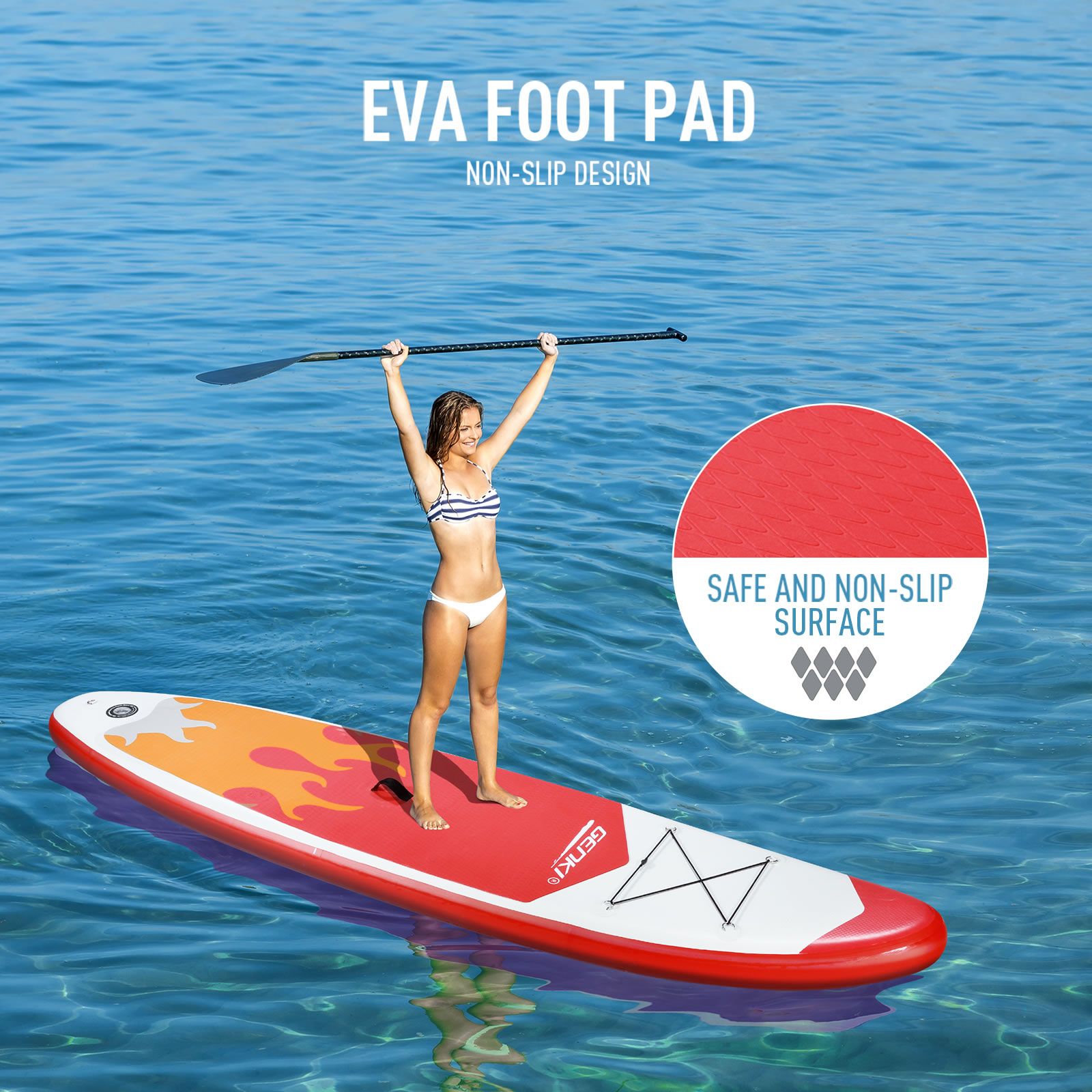 Stand Up Surfing Paddle Board SUP Inflatable Kayak Blow Foam Surfboard