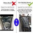 Dog Car Net Barrier with Auto Safety Mesh Organizer Baby Stretchable Storage Bag Universal for Cars, SUVs Car Driving Safely with Children & Pets