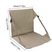 Outdoor Folding Stadium Seats For Bleachers Bleacher Cushion Camp Outdoor Chair With Back Support