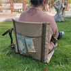 Outdoor Folding Stadium Seats For Bleachers Bleacher Cushion Camp Outdoor Chair With Back Support