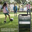 Wireless Doorbell Camera with Doorbell, WiFi Video Camera with Motion Detector, Anti Theft Device,Night Vision, 2 Way Audio,Black,1 Pack
