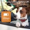 Bark Collar for Dogs,Dog Bark Collar,Rechargeable Anti Barking Training Collar with Effective Beep Vibration Safe Shock for Small Medium Large Dogs - Waterproof Red