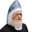 Animal Fish Costume Mask Novelty Mask for Halloween Masquerade Party Latex (Shark)