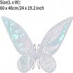 Girls Butterfly Fairy Wings, Princess Wings Sparkle Costumes (White)