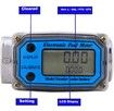 1.5inch Digital Aluminum Turbine Fuel Flow Meter with LCD Display, 1.5inch FNPT Inlet Or Outlet (40-280LPM)