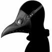 Plague Doctor Mask PU in Pelle a Naso Lungo Bird Beak Steampunk Halloween Cosplay Party Puntelli Costume