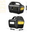 Solar Generator Portable Power Station Wireless Camping Rated 500W 675Wh PD60W LED Lithium Battery AC DC Port for Outdoor Travel