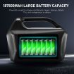 Solar Generator Portable Power Station Wireless Camping Rated 500W 675Wh PD60W LED Lithium Battery AC DC Port for Outdoor Travel