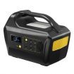 Solar Generator Portable Power Station Wireless Camping Rated 500W 675Wh PD60W LED Lithium Battery AC DC Port for Outdoor Travel