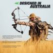 Compound Bow Arrow Set Archery Hunting Sports Equipment Target Shooting 20-55lbs Right Handed for Beginner Master Black