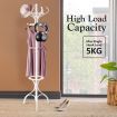 Tree Style Wooden Clothing Rack Coat Stand Hat Bag Garment Hanger Umbrella Holder 12 Hooks Walnut