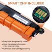 4 Laser Toner Cartridge Replacement TN253 TN257 for Brother Printer DCPL3510CDW MFCL3750CDW L3770CDW L3745CDW HL-L3230CDW L3270CDW with Chip