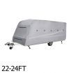 4 Layers 4 Side Open Caravan Campervan Cover Straps 22-24FT