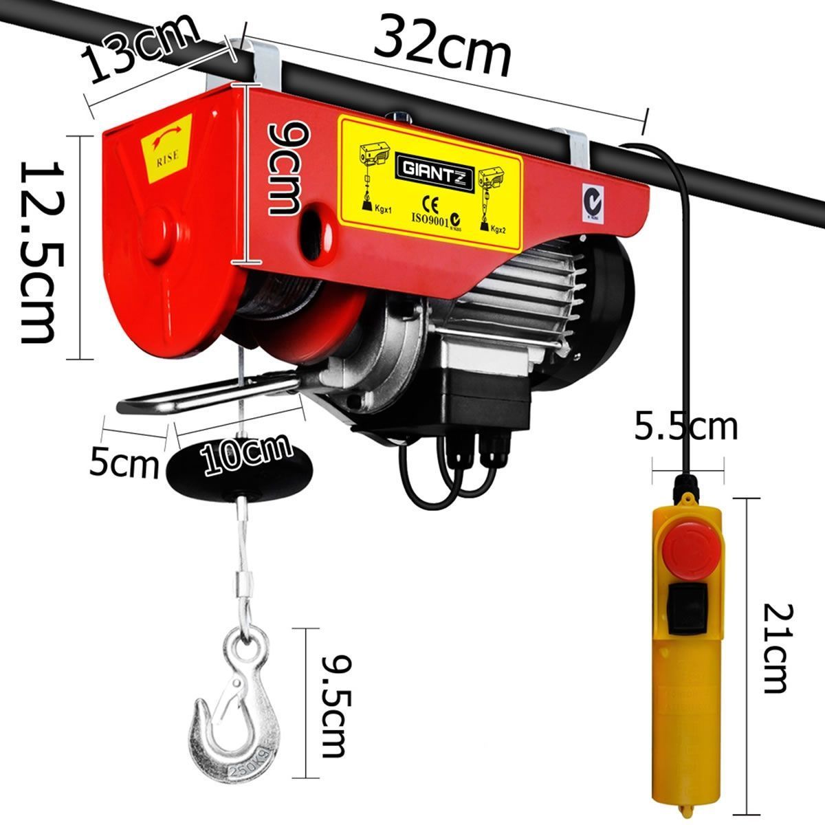 125kg 250kg 510W Electric Hoist Winch