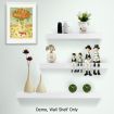 3 pcs Wall Floating Shelf Set Bookshelf Display - White