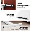 Artiss Laptop Table Desk Adjustable Stand - White